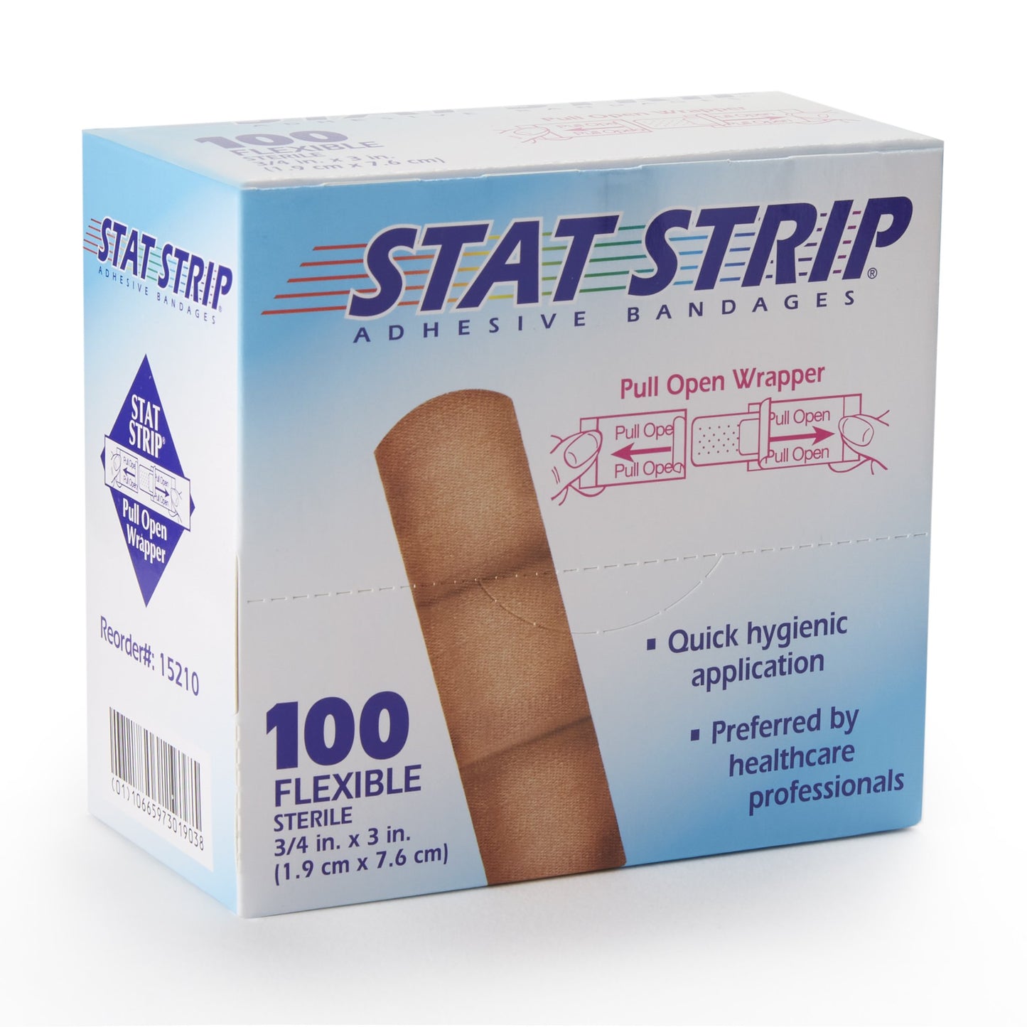 Stat Strip Flexible Fabric Bandage, 3/4" x 3"