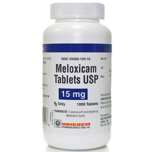 Meloxicam 15mg, 1000ct Tablets