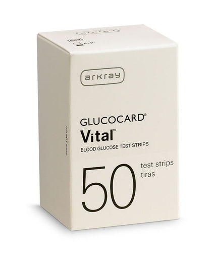 GLUCOCARD® Vital™ Blood Glucose Test Strips, DME, 50 ct.