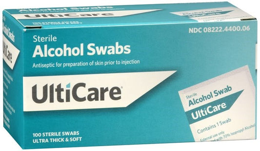 Ulticare® Alcohol Prep Pad, 100ct  (A4245)