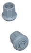 DMI® Walker and Cane Replacement Tips, Gray, 1"