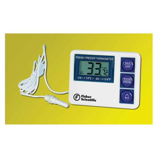 Fisherbrand Laboratory Thermometer -10 to 50C/14 TO 122F, Digital Display