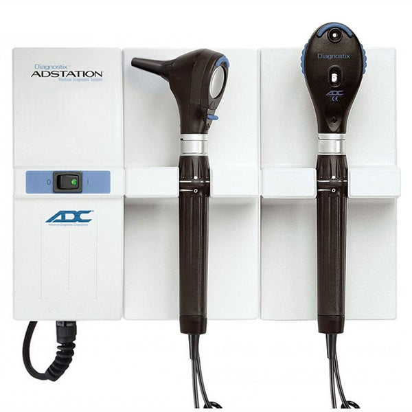 Diagnostix Wall System w/ Standard 3.5v Otoscope & 3.5v Coax Ophthalmoscope