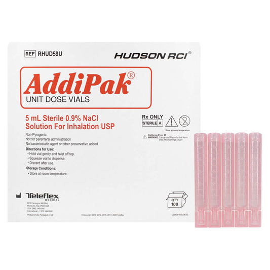 Addipak® 0.9% Unit Dose Saline Solution For Inhalation, 5mL