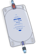 Uro-Safe® Disposable Vinyl Urinary Leg Bag, 18oz, Twist-Drain Closure