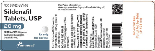 Sildenafil 20mg Tablets 90ct