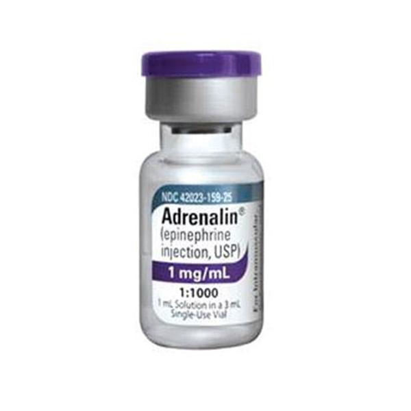 Adrenalin Injection 1mg/mL SDV, NON-RETURNABLE