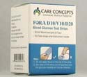 Fora V10/V12/D10/D20 Blood Glucose Test Strips, 50ct