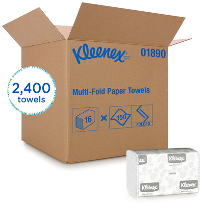 Kleenex® Multi-Fold Paper Towel, 9.3 X 9.4 Inch, 1-Ply