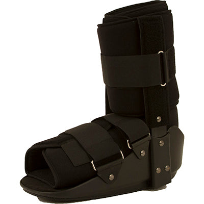 Walking Boot, Short, Black, Large