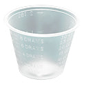 Pro Advantage Medicine Cup, 1oz, Polypropylene, Metric Measurements