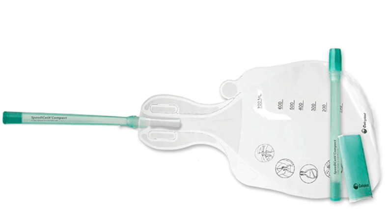 Speedicath® Compact with SpeediBag, Male, FR12, Kit contains Catheter # 28692 and a SpeediBag