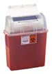 GatorGuard™ Safety In-Room™ Jr. Sharps Container, Transparent Red, 5 Quart