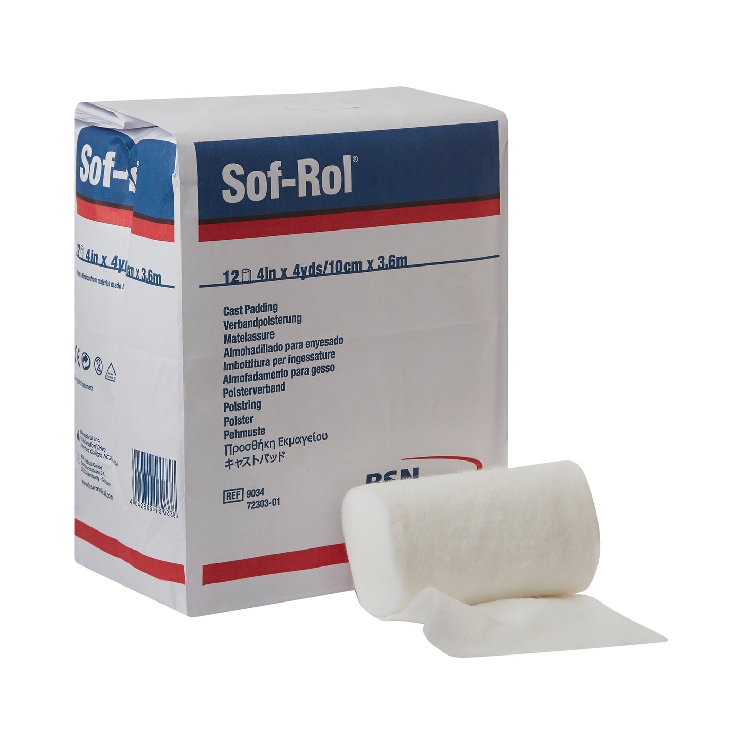 Sof-Rol® Absorbent Cast Padding, 4" x 4 yds