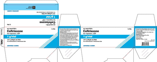 Ceftriaxone Sodium Inj.1gm/vl Powder SDV 10/Box