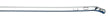 Self-Cath® Olive Tip Coude with Guide Stripe, Funnel End, 16", 18Fr