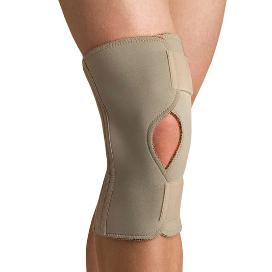 Thermoskin® Open Knee Wrap Stabilizer, Beige, Large