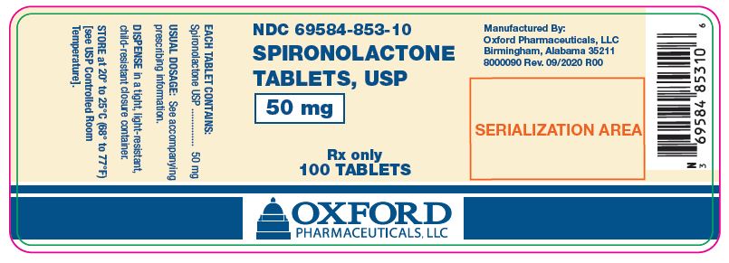 Spironolactone 50mg Tablets 100ct