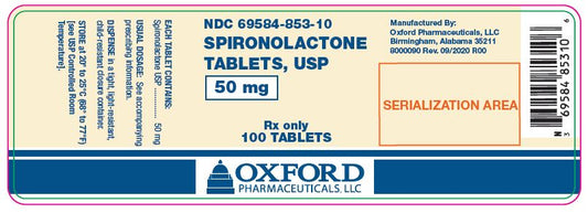 Spironolactone 50mg Tablets 100ct