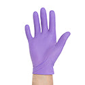 PURPLE NITRILE* Exam Glove, P/F, Textured, Sterile, Small