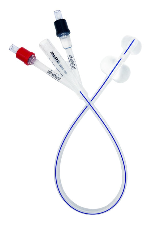 TruCath® Duo 100% Silicone Dual-Balloon Catheter 18 FR