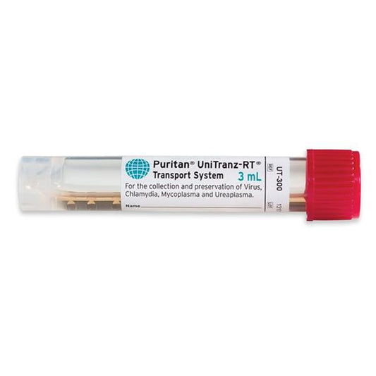 Puritan Medical UniTranz-RT Media Transport System, 3mL, Prefilled, Sterile, 16x100mm