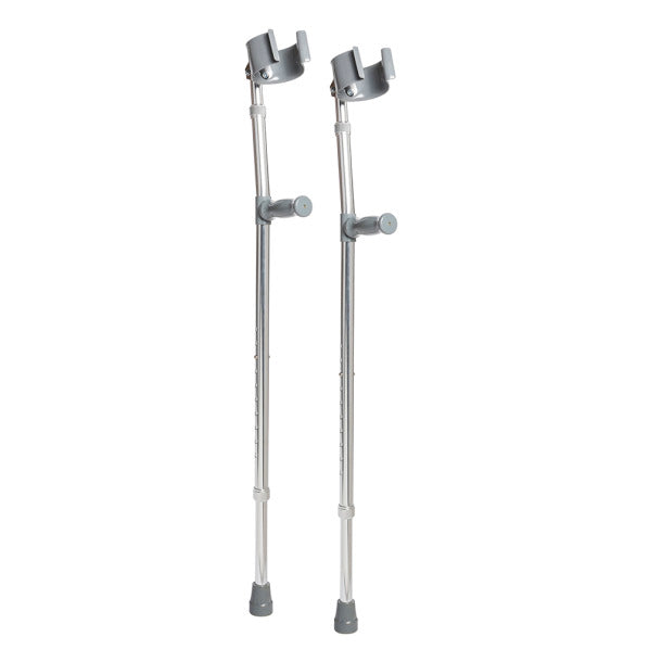 Steel Forearm Crutches. 5'0" - 6'2"