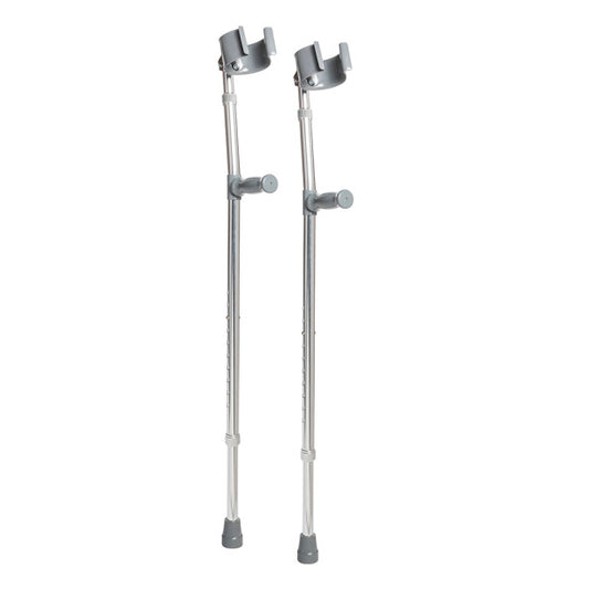 Steel Forearm Crutches. 5'0" - 6'2"