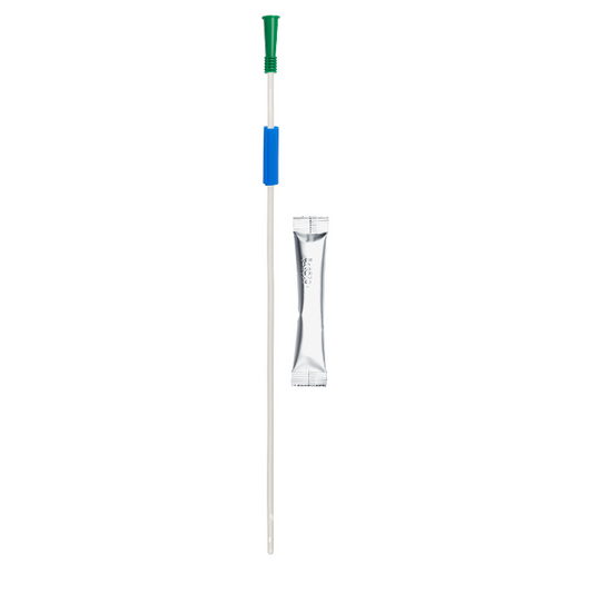 Wellspect Healthcare Simpro Urethral Catheter, Straigh Tip, Hydrophilic Coated PVC, 14fr, 16"