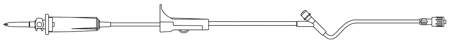 B Braun Basic IV Lipid Admin Set w/Universla Spike, 16mL, 81" L, 15 Drops/Ml