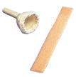 Dover™ Texas Style Male External Catheter with Foam Strap, 1"