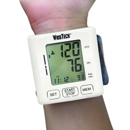 Large Display Blood Pressure Monitor w/Case, Wrist