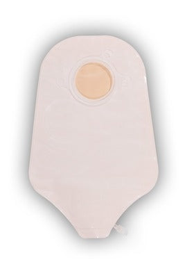 SUR-FIT® Natura® Urostomy 10" Pouch with 1¾" Flange & Accuseal® Tap, Transparent