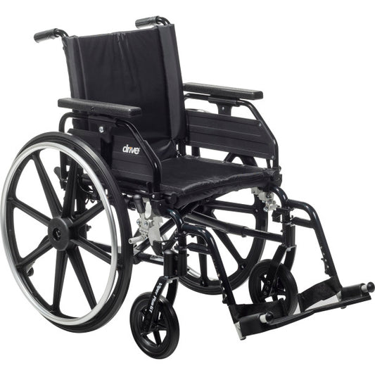 Viper Plus GT 16" Wheelchair with Universal Armrests and Swing Away Footrest