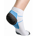 Thermoskin® FXT Compression Socks, White, L, 2 Socks/Pair