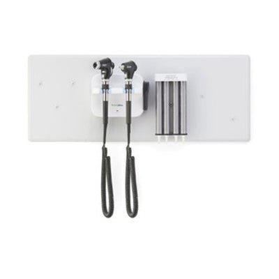 GREEN SERIES™ 777 Integrated Wall System; Wall Board, Wall Transformer (77710), Coaxial Ophthalmoscope (11720), Diagnostic Macroview™ Otoscope (23810), Kleenspec® Dispenser (52400-PF) (US Only)