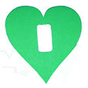 Heart Grip for Dexcom G4/G5/G6, Large, Green