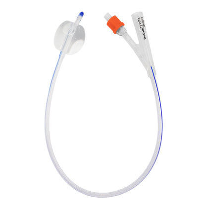 TruCath® 100% Silicone Foley Catheter 2-Way, 16Fr, 10cc Balloon