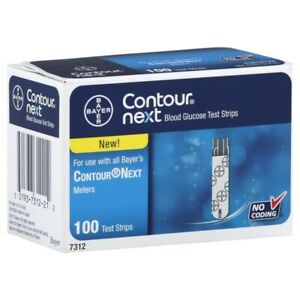 CONTOUR® NEXT Blood Glucose Test Strips, 100ct, Retail