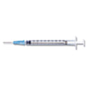 BD™ TB Syringe with PrecisionGlide™ Detachable Needle, Slip Tip, 21g x 1", 1mL