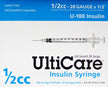 UltiCare® Insulin Syringe, 0.5 cc,  28g x ½"