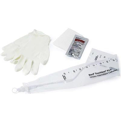 TOUCHLESS® Plus  Intermittent Coude Catheter Kit,  Unisex, 1100cc, 16Fr