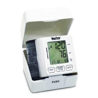 Large Display Blood Pressure Monitor w/Case, Wrist