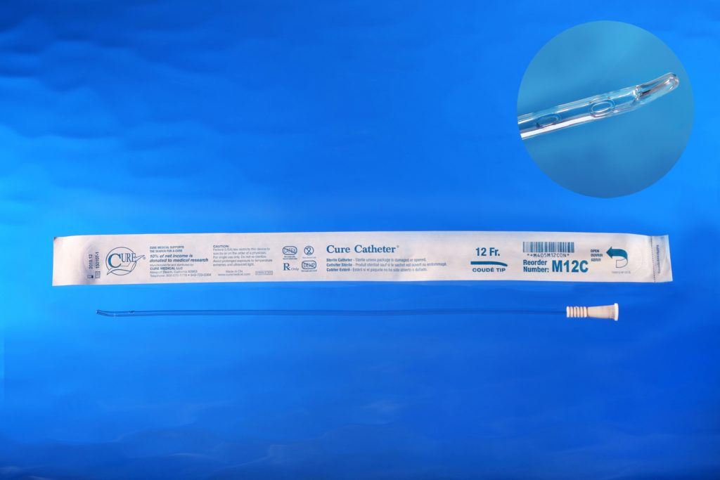 Cure Catheter® Male Catheter with Coude Tip, 16”, 12Fr     A4352