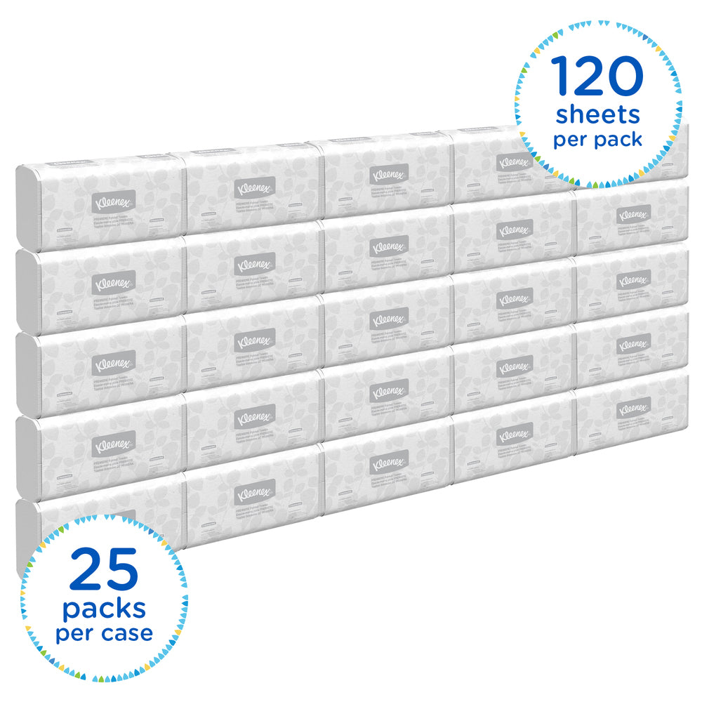 Kleenex® ScottFold Multi-Fold Towels, 8.1" x 12.4", White