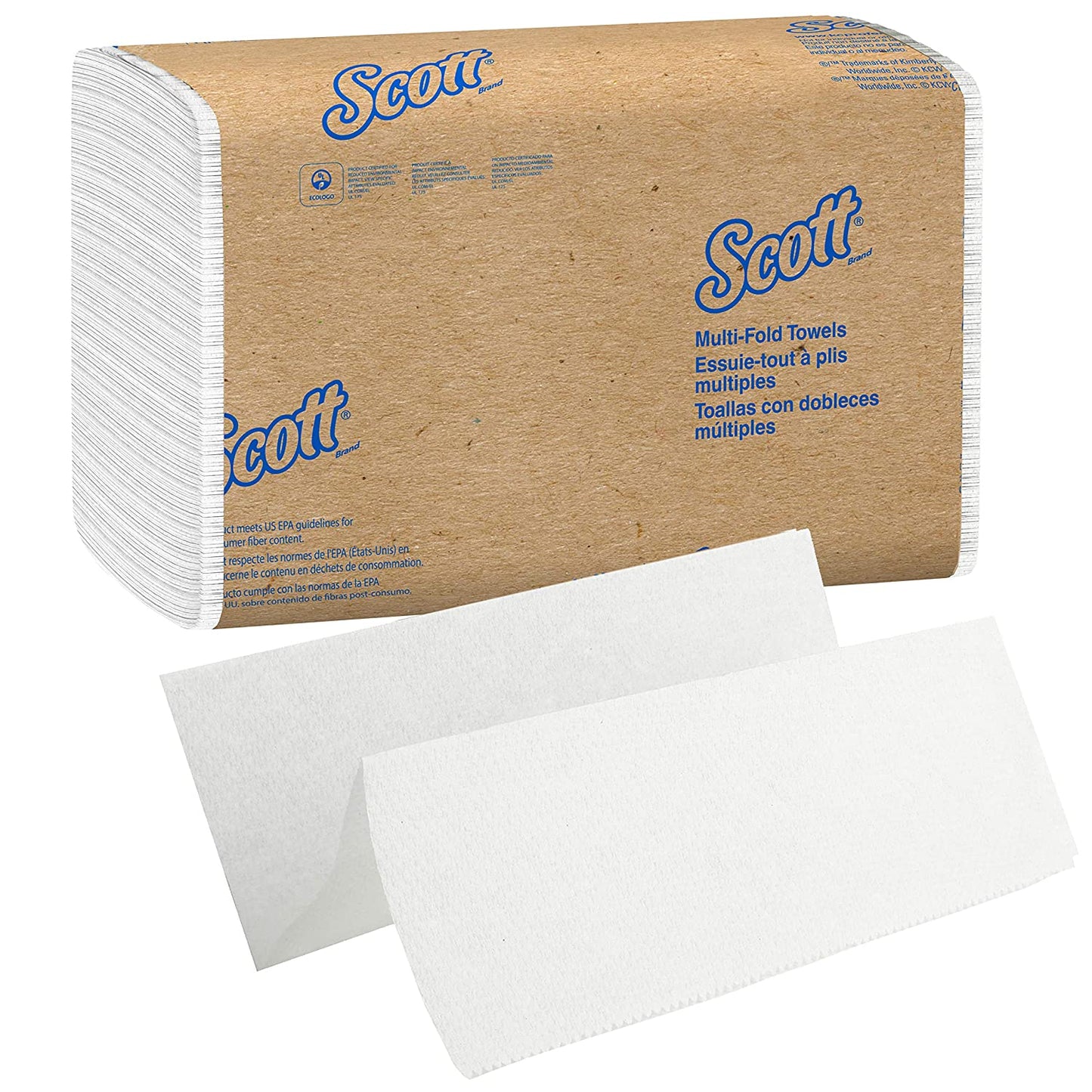 Scott® Multi-Fold Paper Towel, 9.25 X 9.5 Inch, 1-Ply