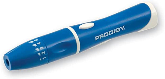 Prodigy® Adjustable Lancing Device with Clear Cap