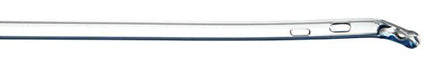 Self-Cath® Olive Tip Coude with Guide Stripe, Funnel End, 16", 14Fr
