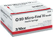 BD™ Insulin Syringe Micro-Fine™ Needle, 3/10 cc, 28 G x 12.7 mm