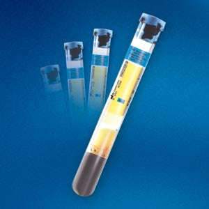 BD Vacutainer® CPT Glass Molecular Diagnostics Tube, 16 x 125mm, 8mL, Blue/Black